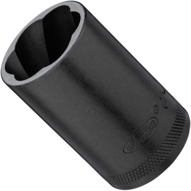 Douille extracteur à profil spiralé ∙ V3744 ∙ Carré creux 1/2 pouce (12,5 mm) ∙ Profil d'extracteur de vis extérieur ∙ Taille 24 mm