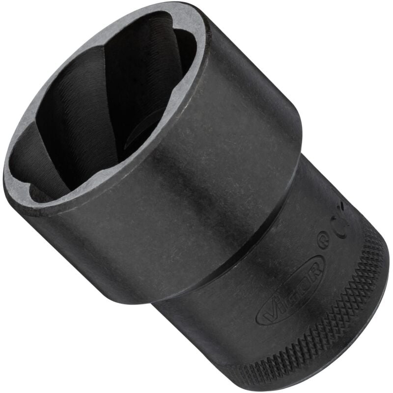 Douille extracteur à profil spiralé ∙ V3746 ∙ Carré creux 1/2 pouce (12,5 mm) ∙ Profil d'extracteur de vis extérieur ∙ Taille 30 mm