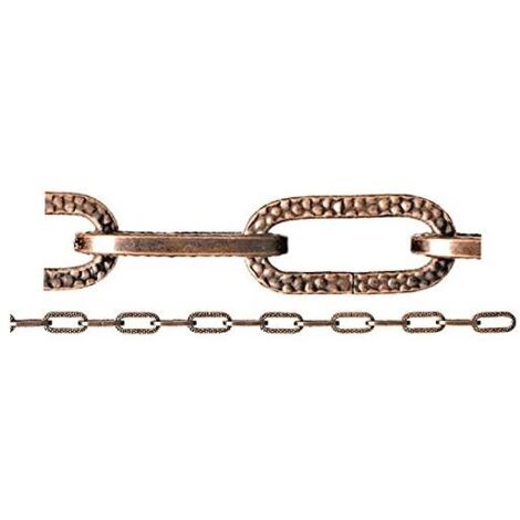 Vigor Catena Decorazione Sezione Quadra Bronzata 10 Metri 3mm