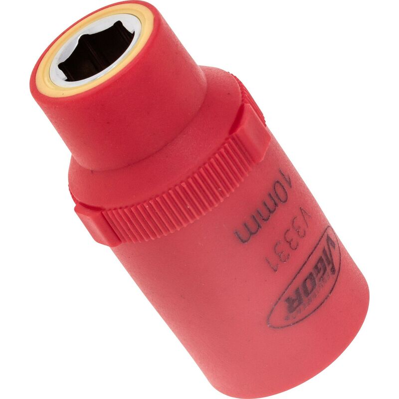 Vde socket ∙ V3331 ∙ Attacco quadro, cavo, 1/2 di pollice (12,5 mm) ∙ Profilo esagonale esterno ∙ Size 10 mm