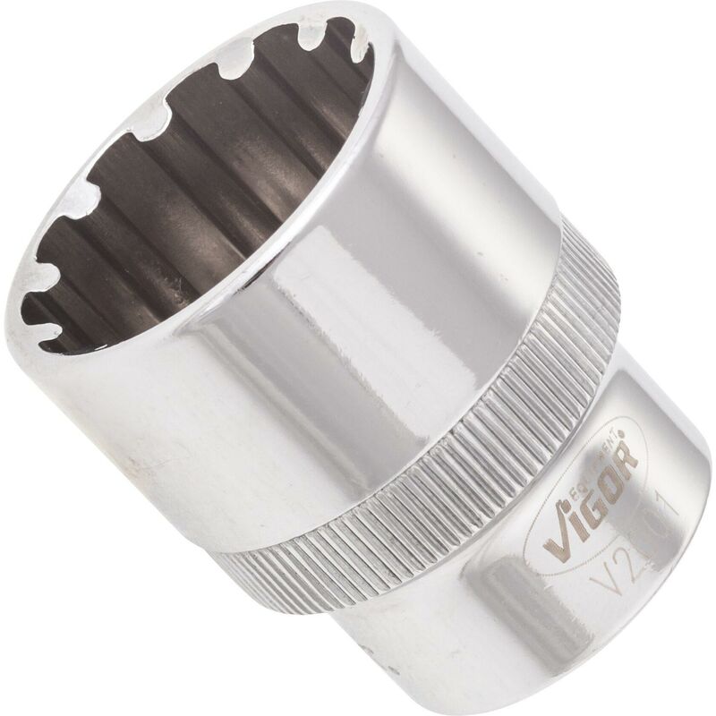 Vigor - Socket with multi-purpose profile ∙ V2001 ∙ Attacco quadro, cavo, 1/2 di pollice (12,5 mm) ∙ Multiprofilo ∙ Size 24 mm