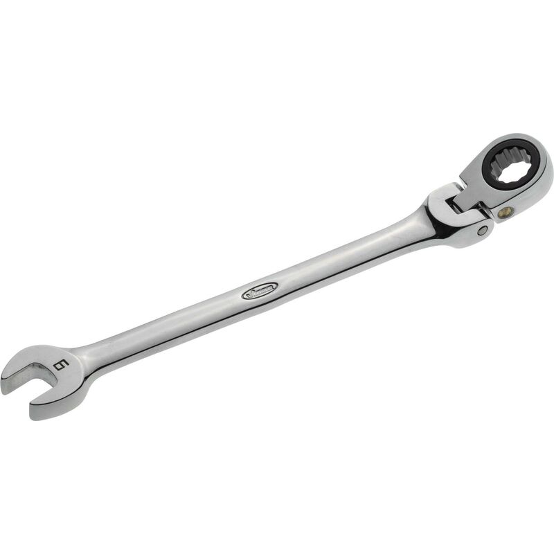 Image of Ratcheting combination wrench with hinge ∙ V2805 ∙ Profilo esagonale esterno, Profilo a doppio esagono esterno ∙ size 9 mm