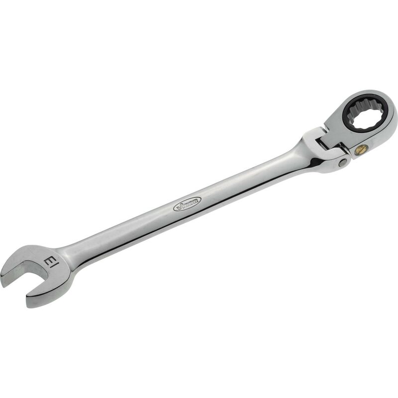 Image of Ratcheting combination wrench with hinge ∙ V2809 ∙ Profilo esagonale esterno, Profilo a doppio esagono esterno ∙ size 13 mm
