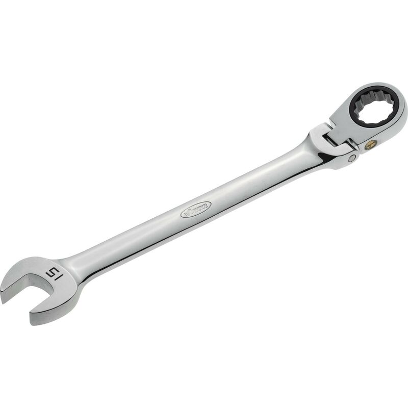 Ratcheting combination wrench with hinge ∙ V2811 ∙ Profilo esagonale esterno, Profilo a doppio esagono esterno ∙ Size 15 mm