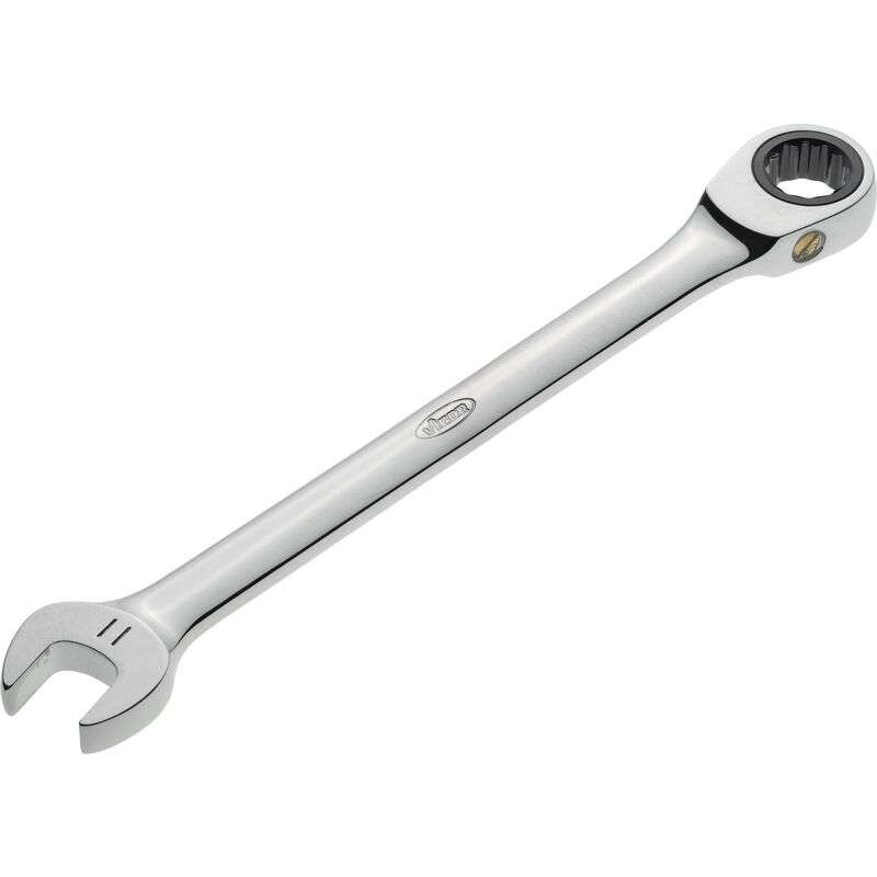Ratcheting combination wrench ∙ long ∙ V1021 ∙ Profilo esagonale esterno, Profilo a doppio esagono esterno ∙ Size 11 mm
