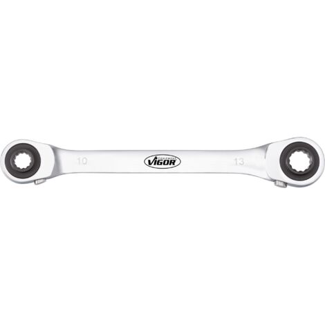 VIGOR-CLÉ POLYGONALE À CLIQUET 4 EN 1 V2705