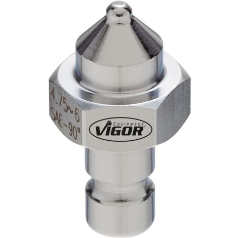 VIGOR Druckstück 90° 4,75 - 6 mm für Bördelgerät V1728 V2558