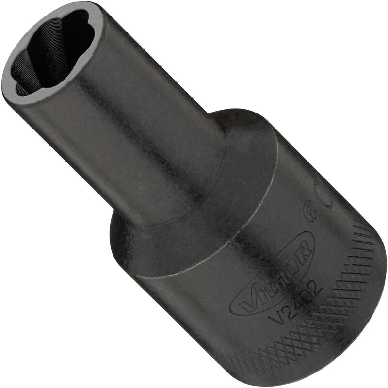 Extractor socket with spiral profile ∙ V2402 ∙ Attacco quadro, cavo, 1/2 di pollice (12,5 mm) ∙ Profilo estrattore di viti esterno ∙ Size 11 mm