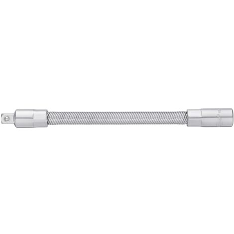 VIGOR Flexible Verlängerung, 1/4 (6,3 mm) Vierkant hohl, 1/4 (6,3 mm) Vierkant massiv, 145 mm