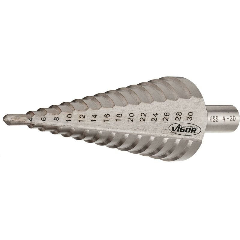 Vigor - Foret étagé hss ∙ 4 – 30 mm ∙ V2396 ∙ 4 - 30 mm