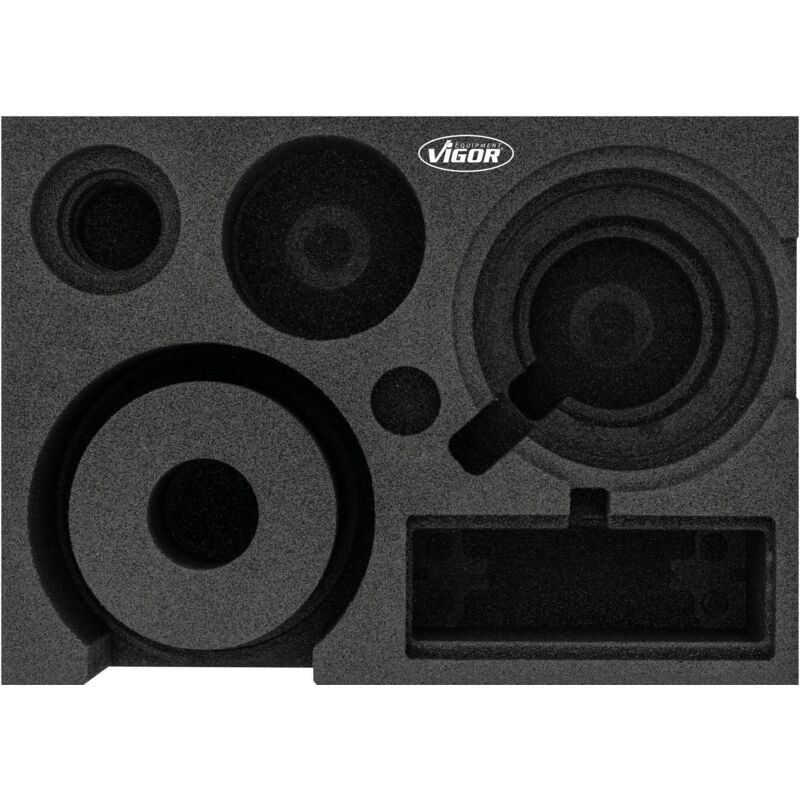 Vigor - Garniture en mousse souple ∙ vide ∙ V7273-L ∙ l x l x h : 393 mm x 282 mm x 35 mm