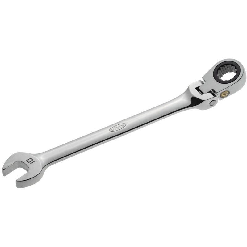 Gelenk Ratschen-Ring-Maulschlüssel ∙ V2806 ∙ Außen Doppelsechskant Profil, Außen Sechskant Profil ∙ sw 10 mm