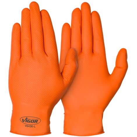 VIGOR Handschuhe Grip Gr. L orange