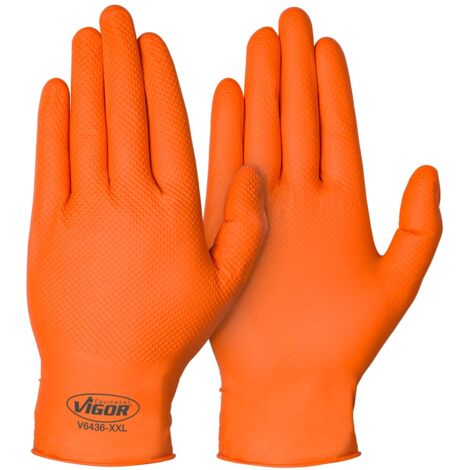 VIGOR Handschuhe Grip Gr. XXL orange