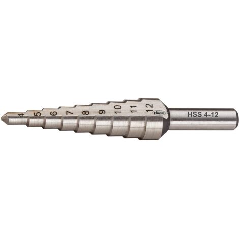 VIGOR HSS-Stufenbohrer 4?–?12 mm V2394 Gesamtlänge: 65 mm