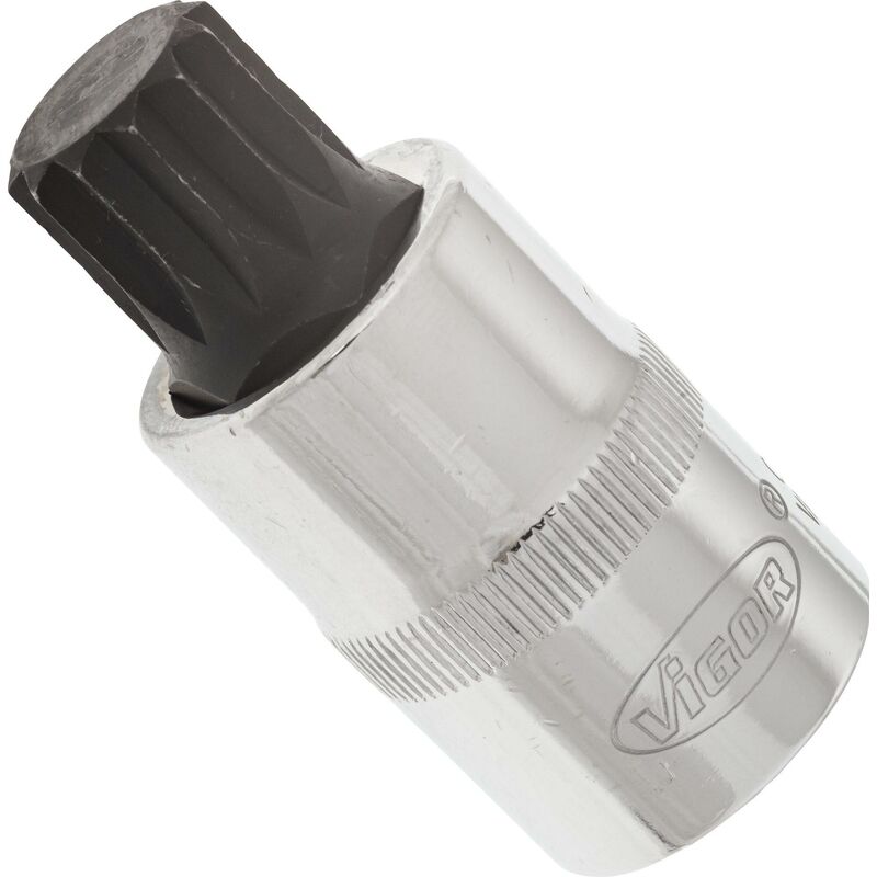 Screwdriver socket for screws with internal serration (xzn) ∙ V2100 ∙ Attacco quadro, cavo, 1/2 di pollice (12,5 mm) ∙ Profilo poligonale interno xzn