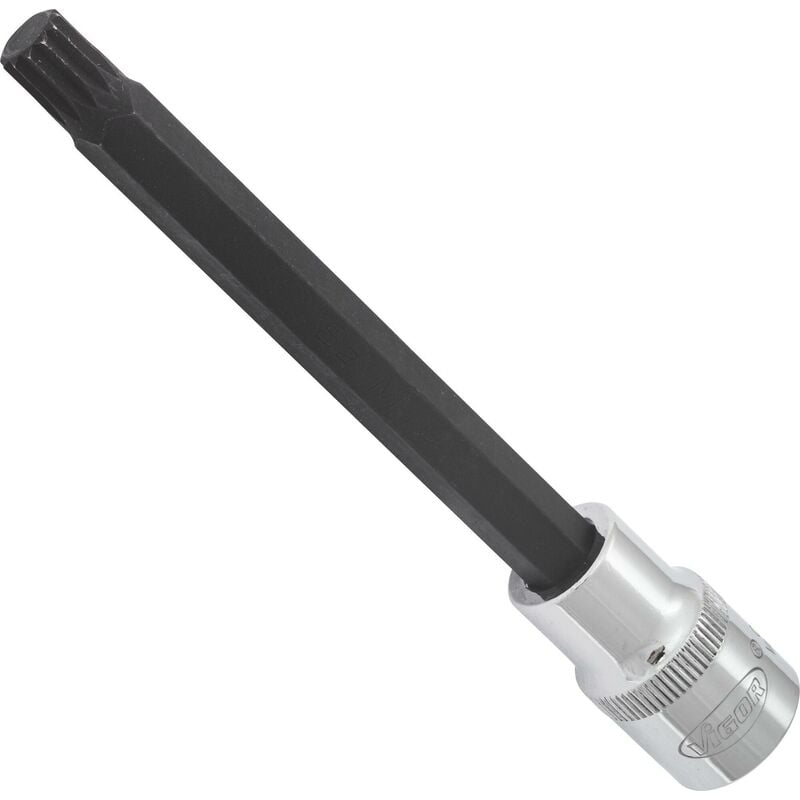 Screwdriver socket for screws with internal serration (xzn) ∙ V2128 ∙ Attacco quadro, cavo, 1/2 di pollice (12,5 mm) ∙ Profilo poligonale interno xzn