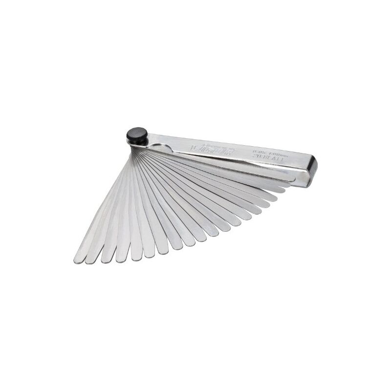 Fühlerlehre, 20 Blatt, 0,05-1,00 Mm