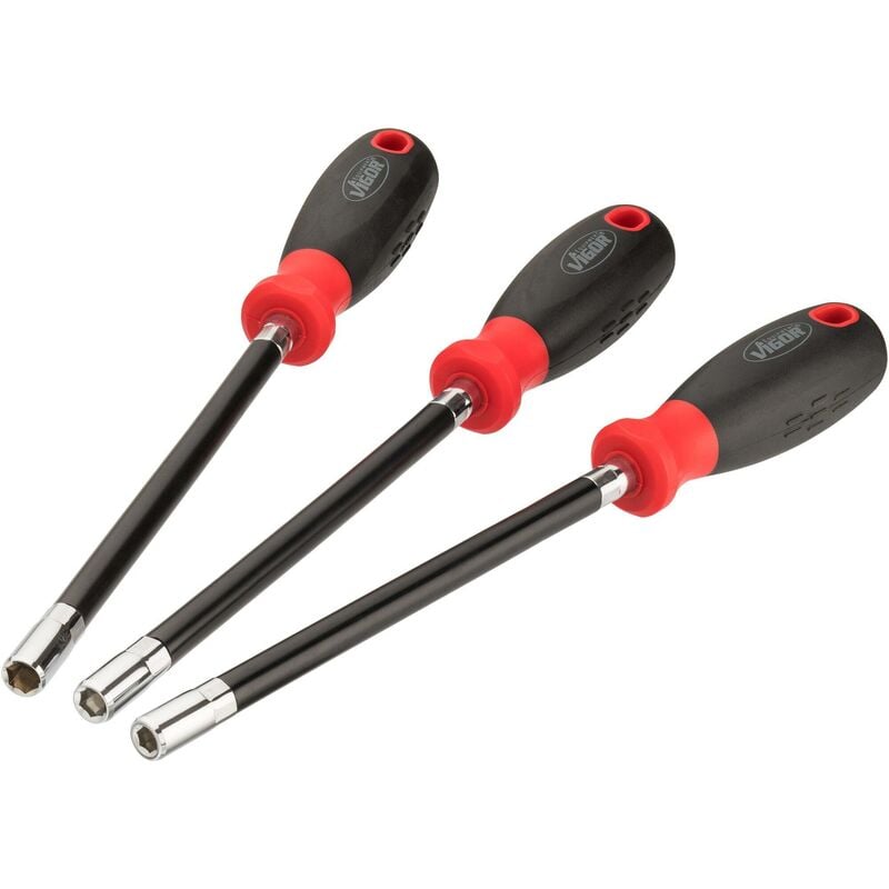 Jeu de tournevis ∙ flexible ∙ V5661 ∙ Profil à 6 pans extérieurs ∙ 3 pièces ∙ 6 · 7 · 8 ∙ Nombre d'outils : 3