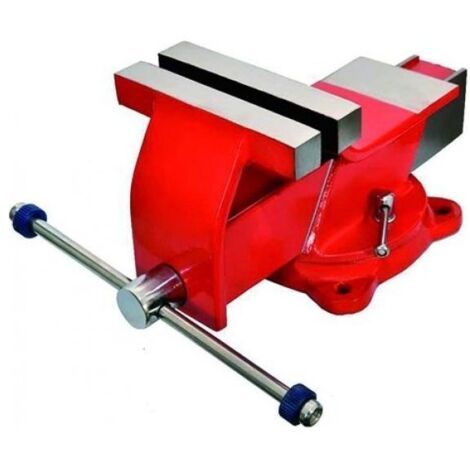 Vigor Morsa Parallela Acciaio Base Girevole 100mm
