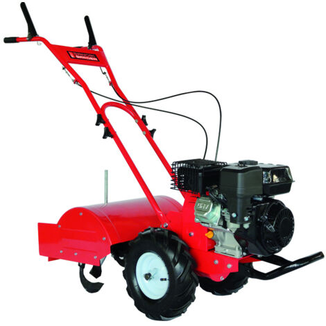 Vigor – Motoculteur Sandrigarden SG-MC65 – Moteur 4T 196cc – Puissance 5,5 ch – Fraises arrière réglables 50 cm – Boîte de vitesses à engrenages
