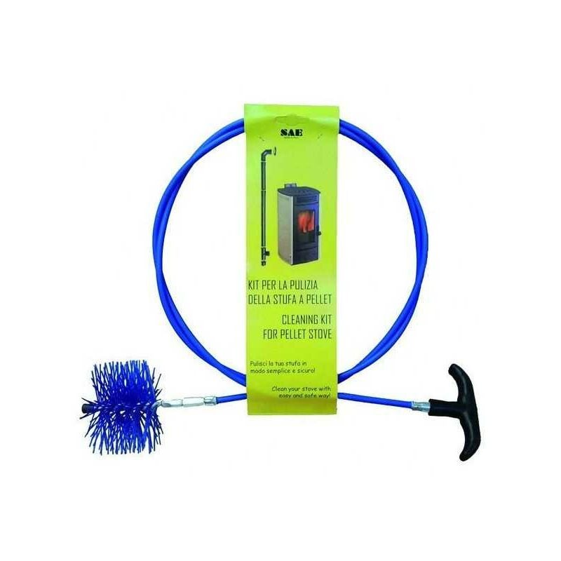 Vigor - Pellet Ramoneur Kit Flexi Rod 200 Cm diamètre 80 Mm