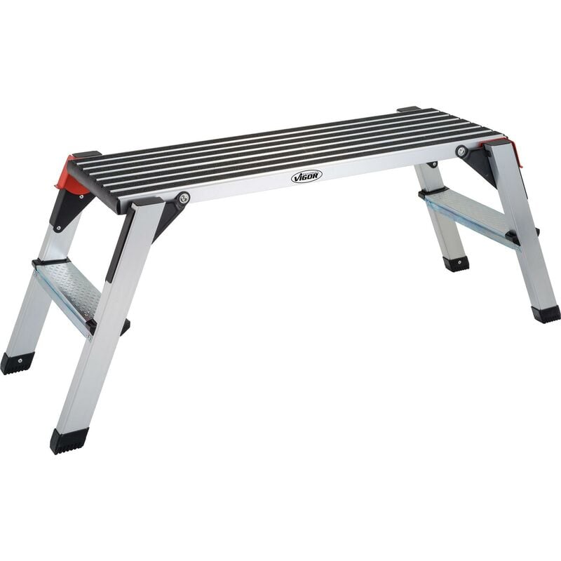 Plate-forme de sécurité ∙ aluminium ∙ V4638 ∙ l x l x h : 950 mm x 300 mm x 495 mm