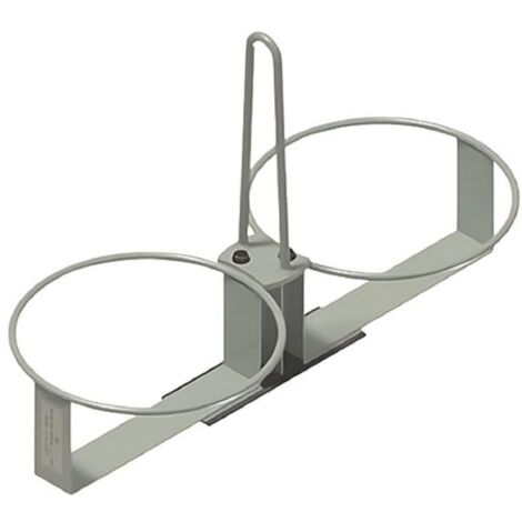 Vigor Portasecchio per Muratore Acciaio Zincato Diametro 305mm 2 Posti
