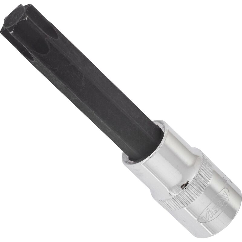 Vigor - t screwdriver socket ∙ V2171 ∙ Attacco quadro, cavo, 1/2 di pollice (12,5 mm) ∙ Profilo interno torx® ∙ Size T60