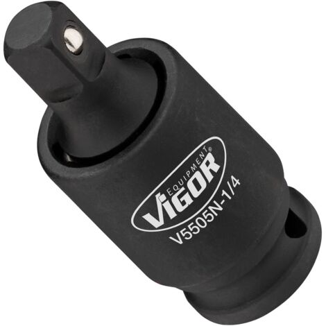VIGOR Schlagschrauber Gelenkstück, 1/4 (6,3 mm) Vierkant hohl, 1/4 (6,3 mm) Vierkant massiv