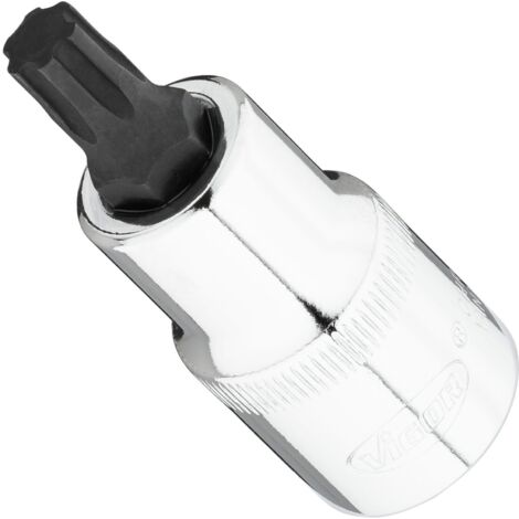 VIGOR Schraubendrehereinsatz, 1/2 (12,5 mm) Vierkant hohl, Innen TORX Plus Profil, SW T45+