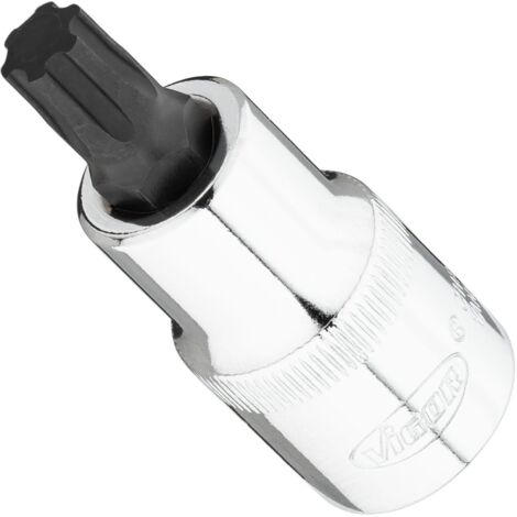 VIGOR Schraubendrehereinsatz, 1/2 (12,5 mm) Vierkant hohl, Innen TORX Plus Profil, SW T50+