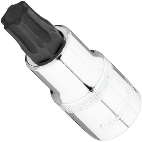 VIGOR Schraubendrehereinsatz, 1/2 (12,5 mm) Vierkant hohl, Innen TORX Plus Profil, SW T55+