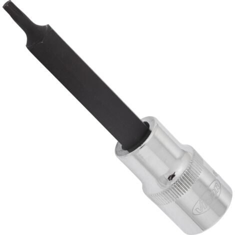 VIGOR Schraubendrehereinsatz, V2161, 1/2 (12,5 mm) Vierkant hohl, Innen TX Profil, SW T20