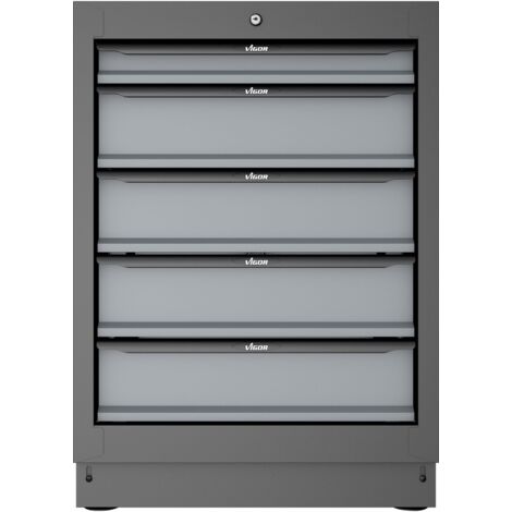 VIGOR Schubladen-Unterschrank, 5 Schubladen, 676 mm