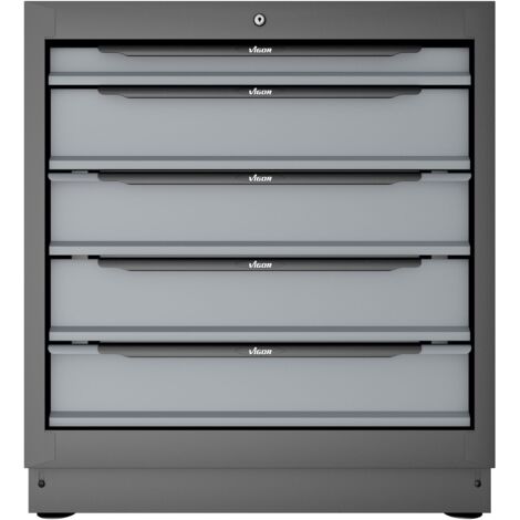 VIGOR Schubladen-Unterschrank, 5 Schubladen, 861 mm