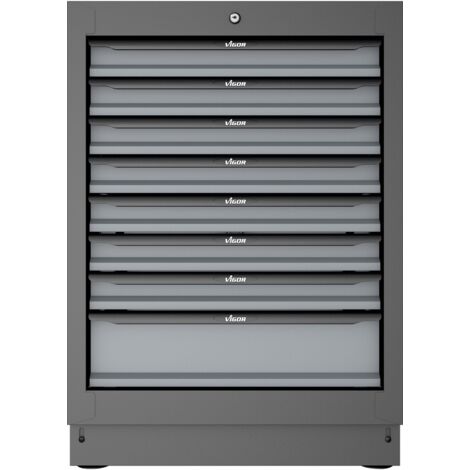 VIGOR Schubladen-Unterschrank, 8 Schubladen, 676 mm