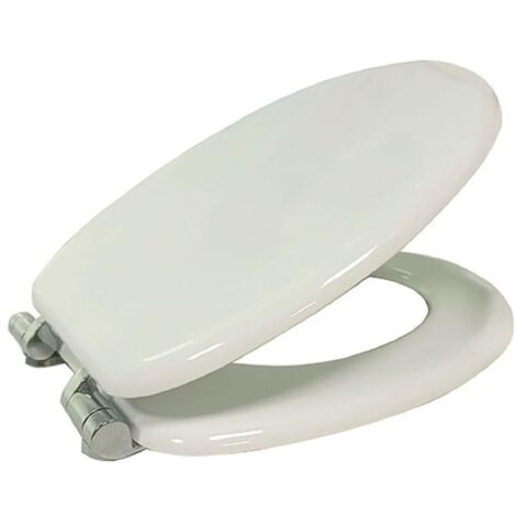 Vigor Sedile Copri WC Austin Legno Mdf Rallentati Bianco