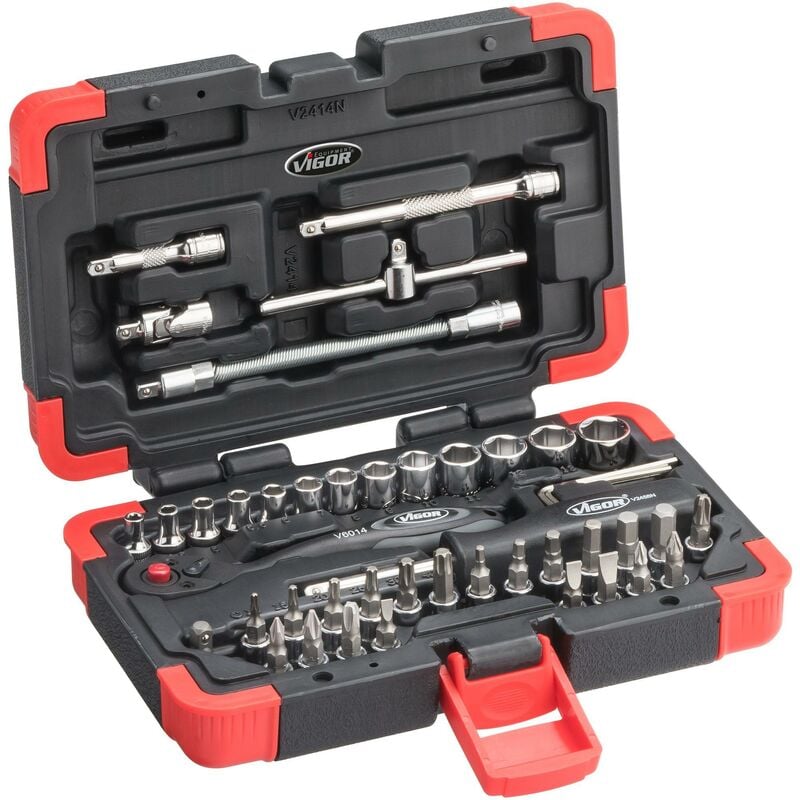 Socket set ∙ V2414N ∙ Attacco quadro, cavo, 1/4 di...