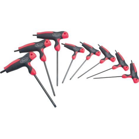 Vigor set di chiavi Torx angolate grigio 8 pezzi
