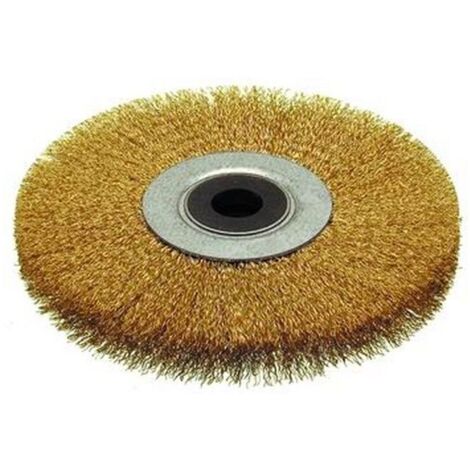 Vigor Spazzole Circolari Fili Ondulati Foro Mm.13-32 Mm. 200X25
