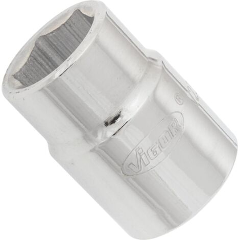 VIGOR Steckschlüsseleinsatz, 3/4 (20 mm) Vierkant hohl, Außen Sechskant Profil, SW 22 mm