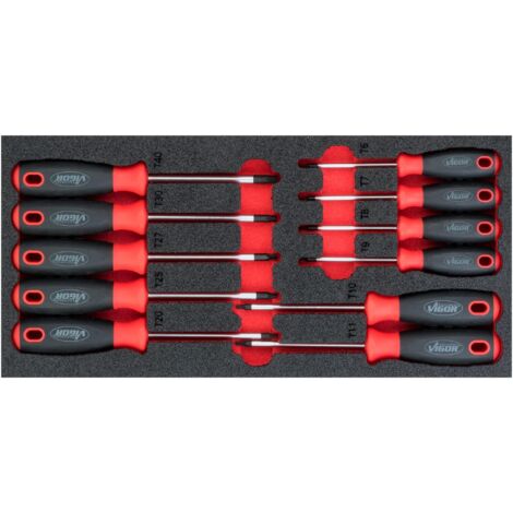VIGOR TORX®-Schraubendreher-Satz V4991 Anzahl Werkzeuge: 11