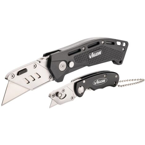 VIGOR Universal Klappmesser Satz, 2-tlg., Anzahl Werkzeuge: 2