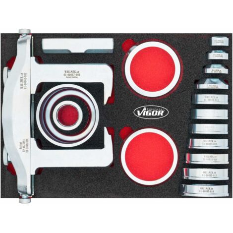 VIGOR Universal Radnaben-Demontage-Satz V4906 Anzahl Werkzeuge: 23