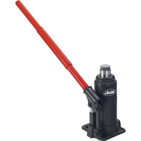 Vigor V2478 - Cric a Bottiglia da 6 t, Altezza: a 382 mm/min. al Massimo 197 mm