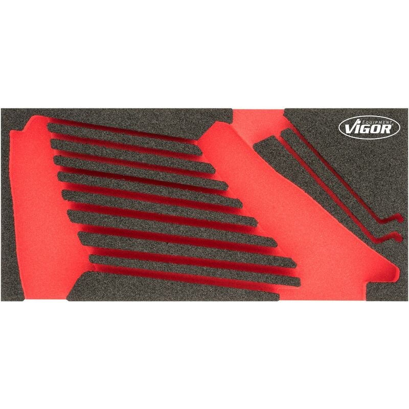 Vigor - Garniture en mousse souple ∙ vide ∙ V6722-L ∙ l x l x h : 393 mm x 188 mm x 35 mm