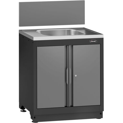 VIGOR Waschtisch-Unterschrank, L x B x H: 861 mm x 500 mm x 1000 mm