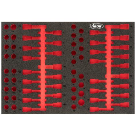 VIGOR Weichschaum-Einlage, leer V4752