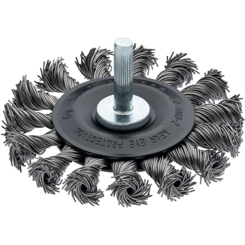 Wheel brush ∙ knotted wire ∙ 75 mm ∙ V6806